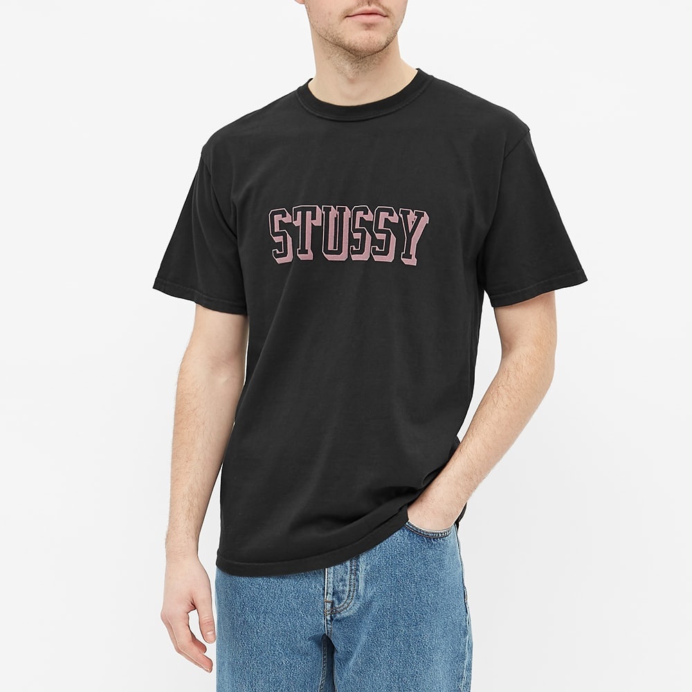 Stussy 3D Collegiate Pigment Dyed Tee - 3