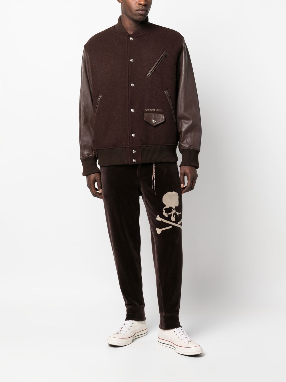 two-tone bomber jacket - 2