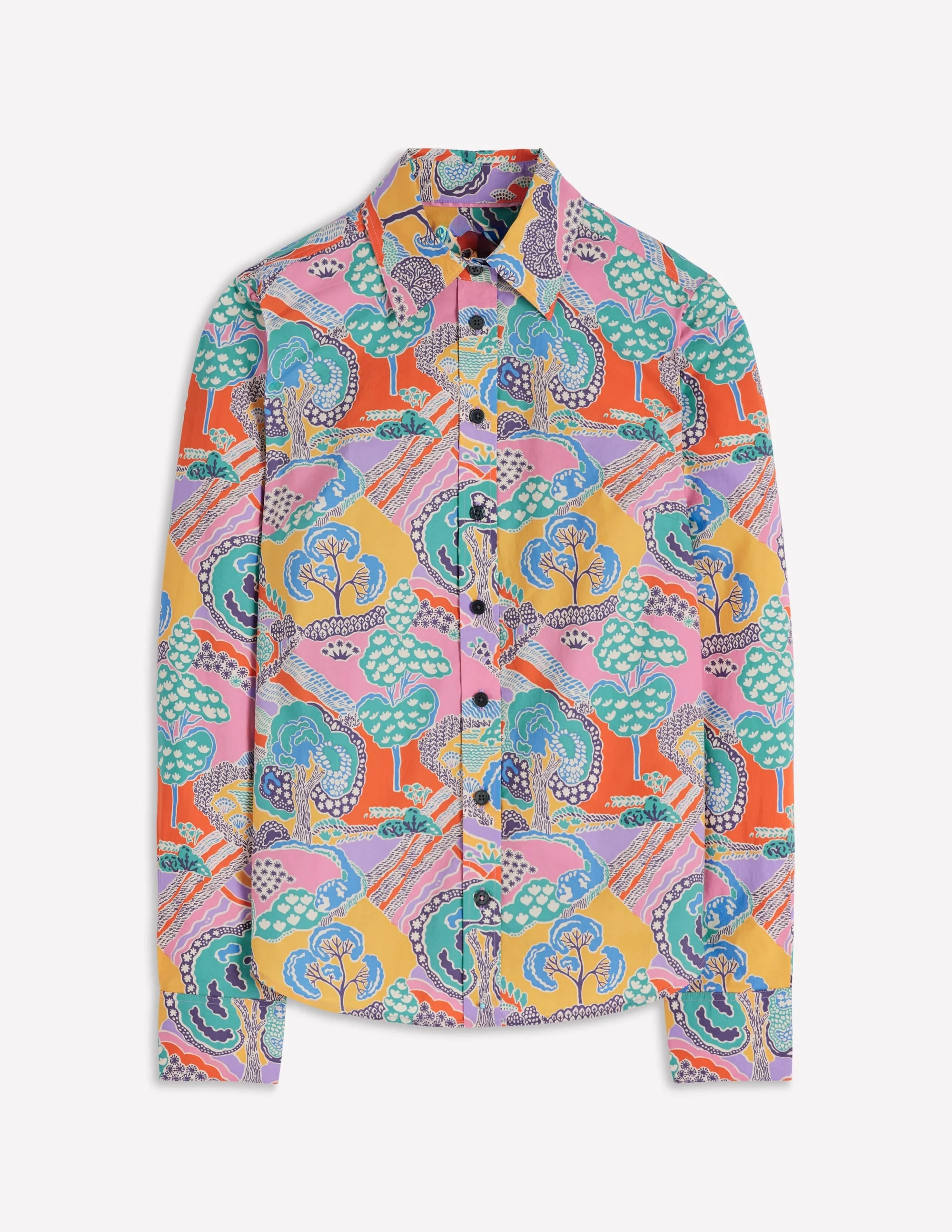 Sienna Cotton Shirt-Multi, Enchanted Dreamscape - 1