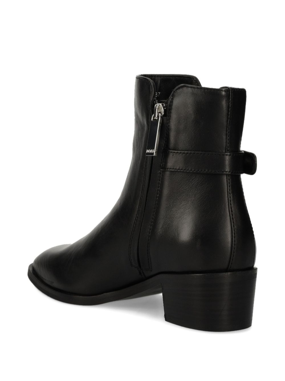 zip-fastening ankle boots - 4