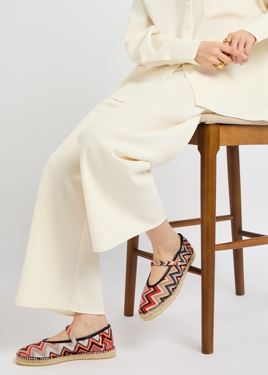 Missoni Lola Suede Espadrille Flats - 5