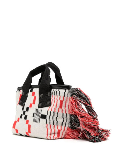 sacai fringed mini bag outlook