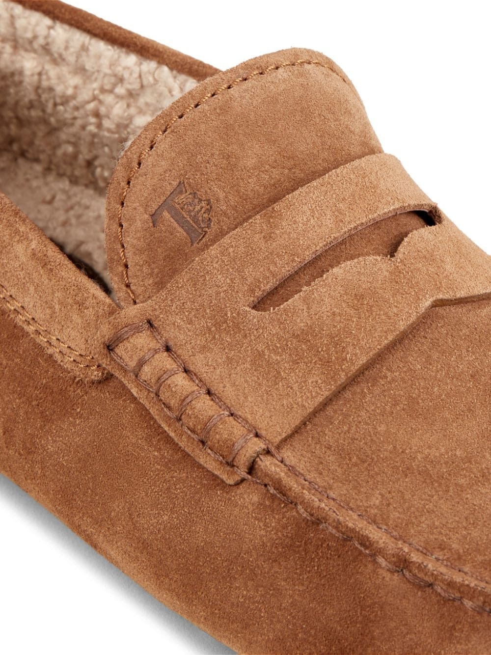 Macro 52K Gommino shearling loafers - 6