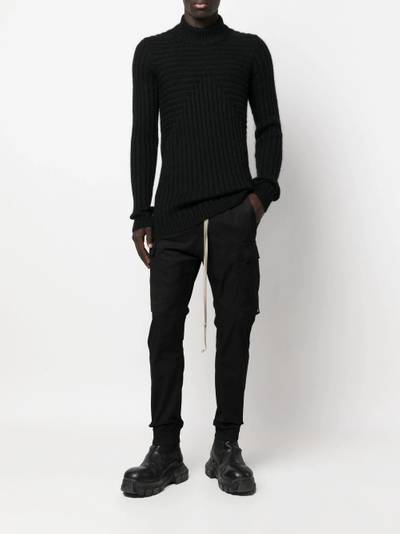 Rick Owens ribbed-knit long-sleeve jumper outlook