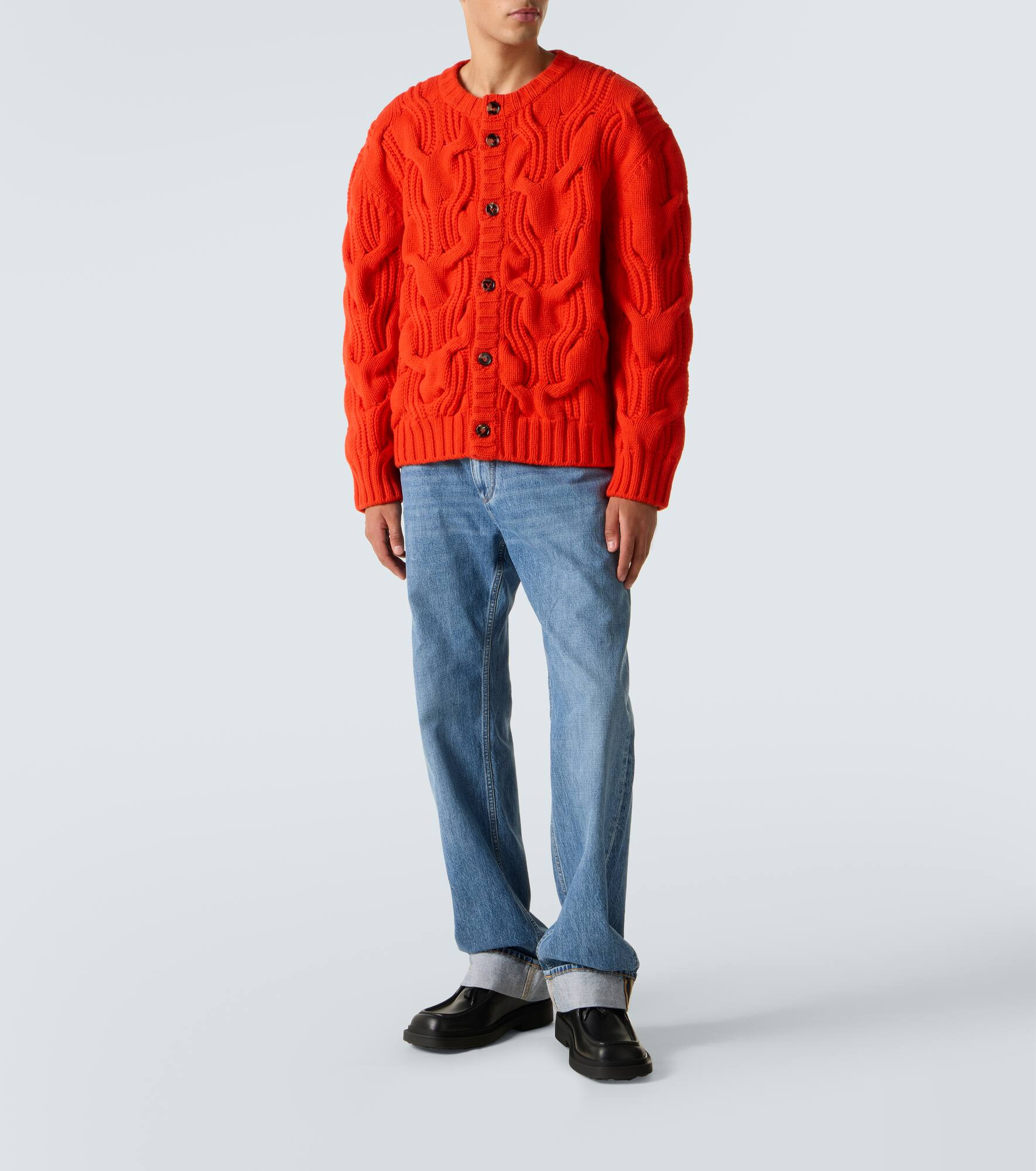 Cable-knit wool cardigan - 2