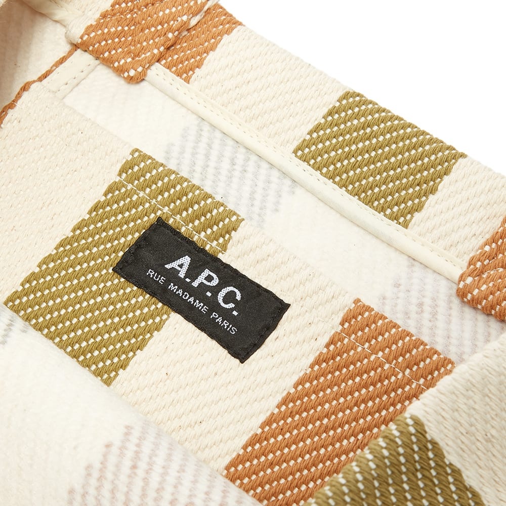 A.P.C. Lou Stripe Tote Bag - 4