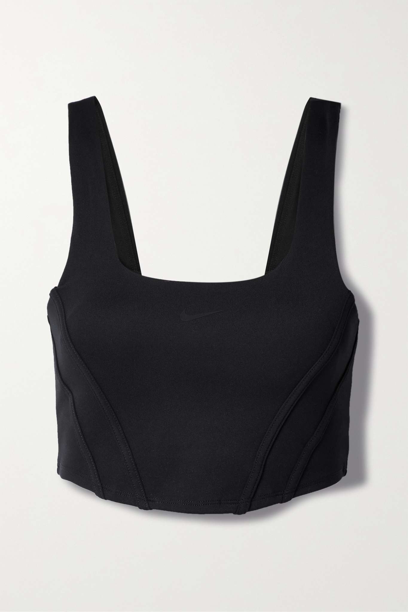 + NET SUSTAIN flocked recycled Dri-FIT sports bra - 1