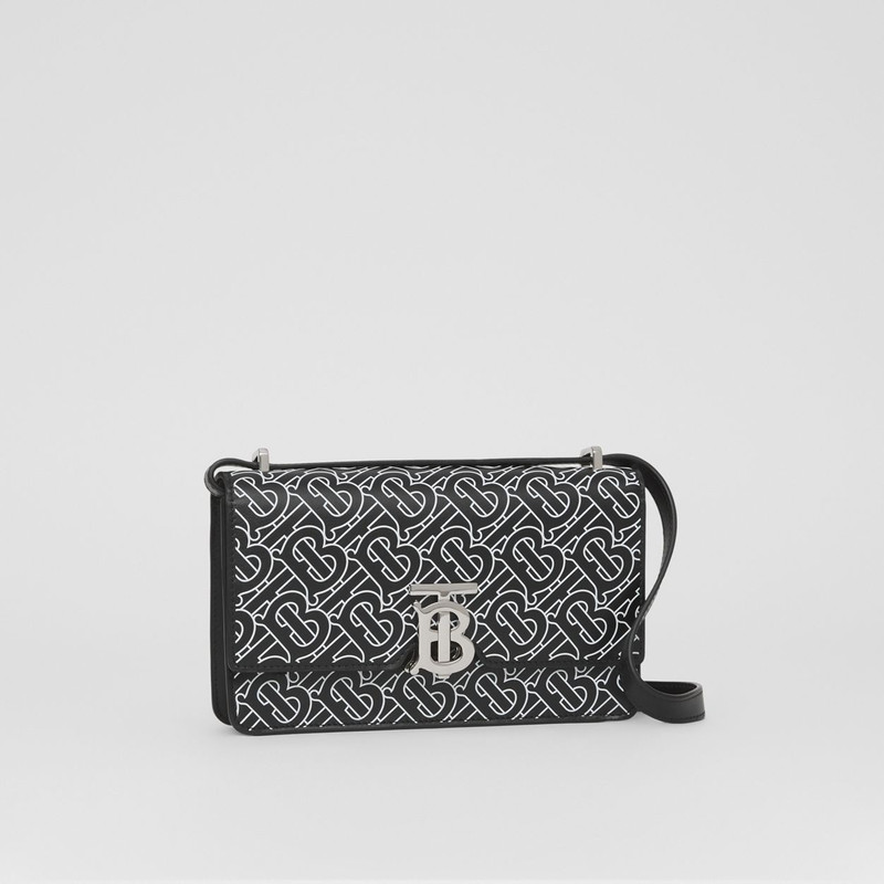 Monogram Print Leather Low Robin Bag 7