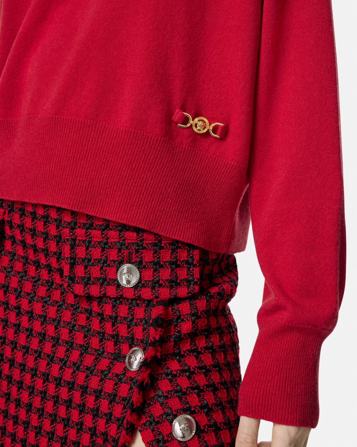 Cashmere-Blend Knit Boxy Sweater - 3