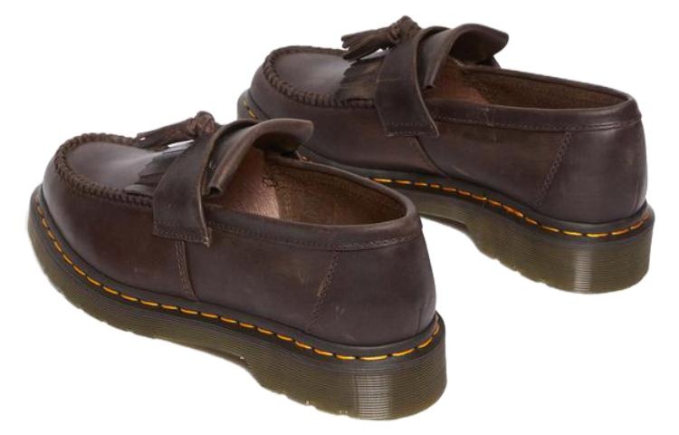 Dr. Martens Adrian Crazy Horse Leather Tassel Loafers 'Dark Brown' 30917201 - 4