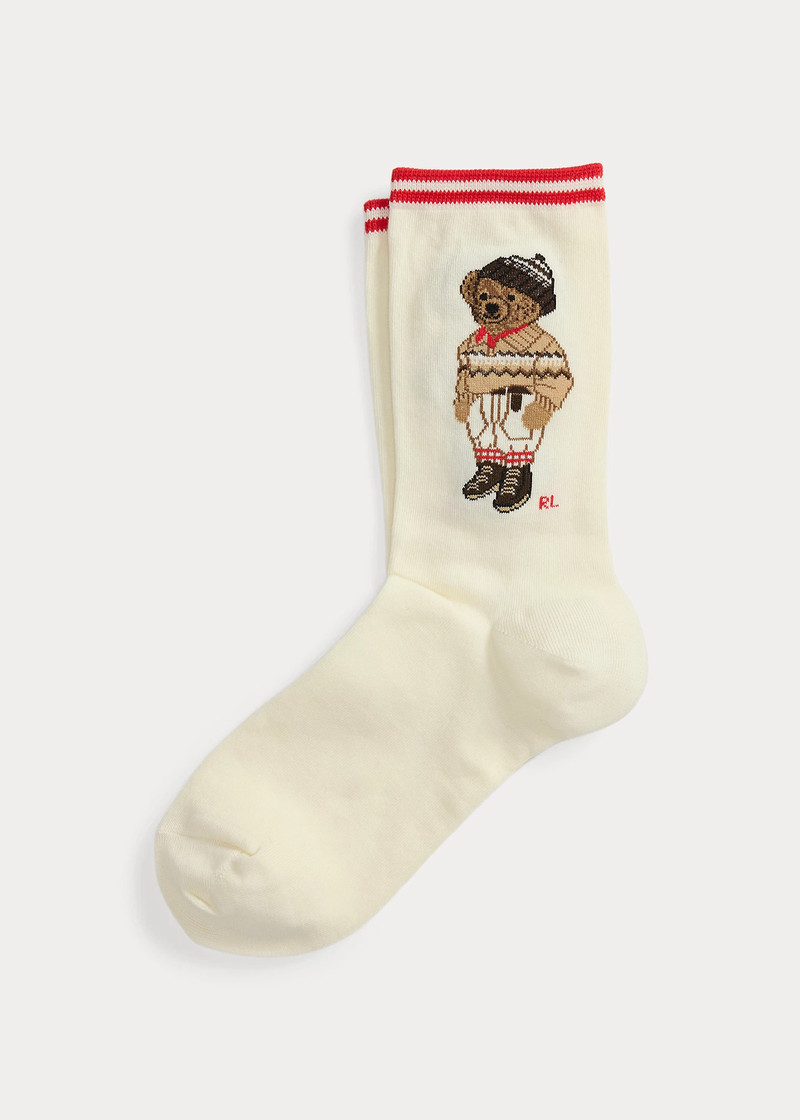 Polo Bear Cotton-Blend Crew Socks 1