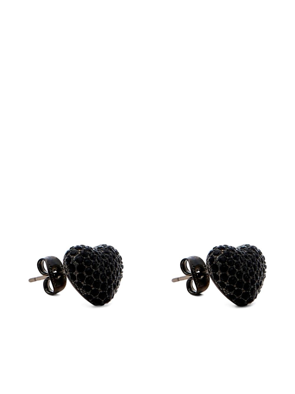 The Pavé Balloon Heart earrings - 3