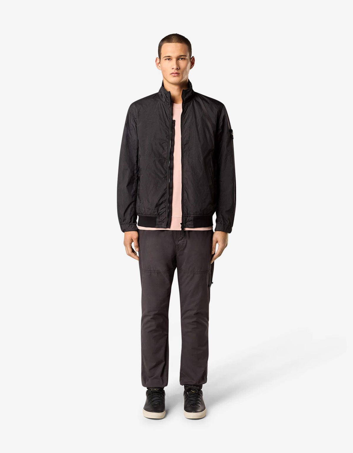 Stone Island Black Crinkles Reps R-NY Jacket - 2
