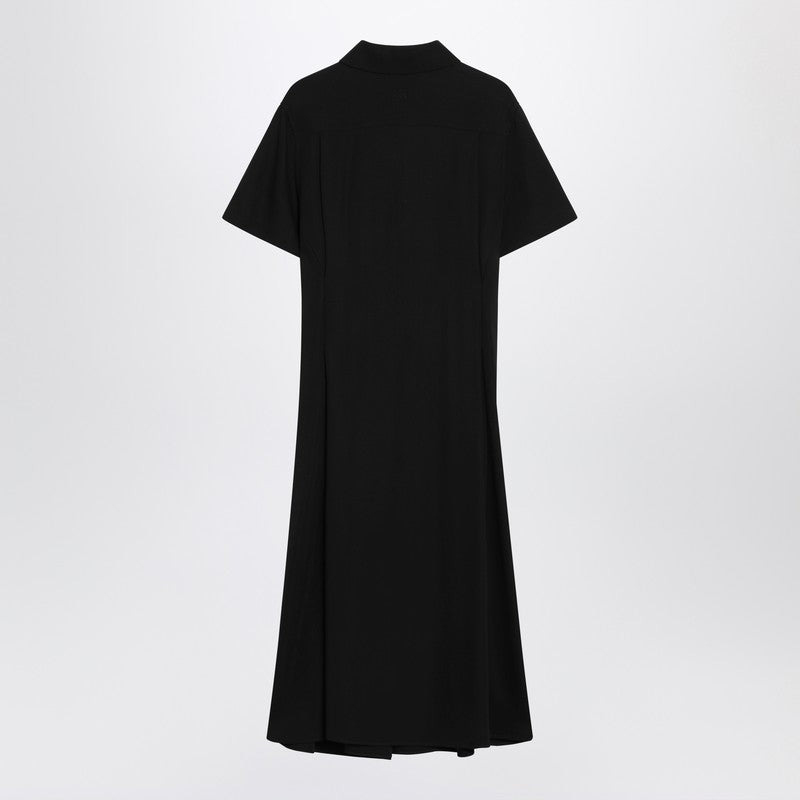 Loewe Black Stretch Viscose Belted Dress Women - 2