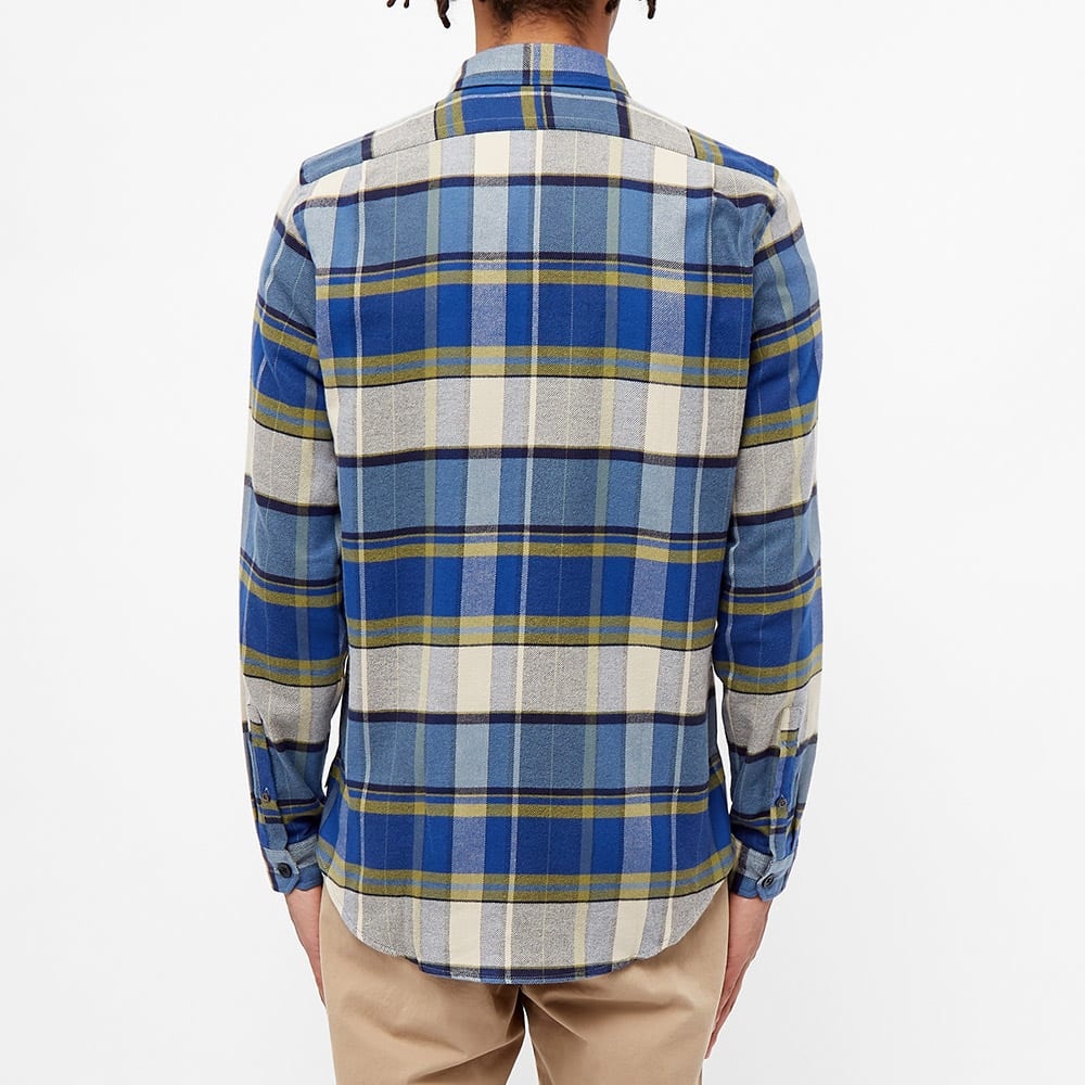 Paul Smith Button Down Heavy Flannel Check Shirt - 5