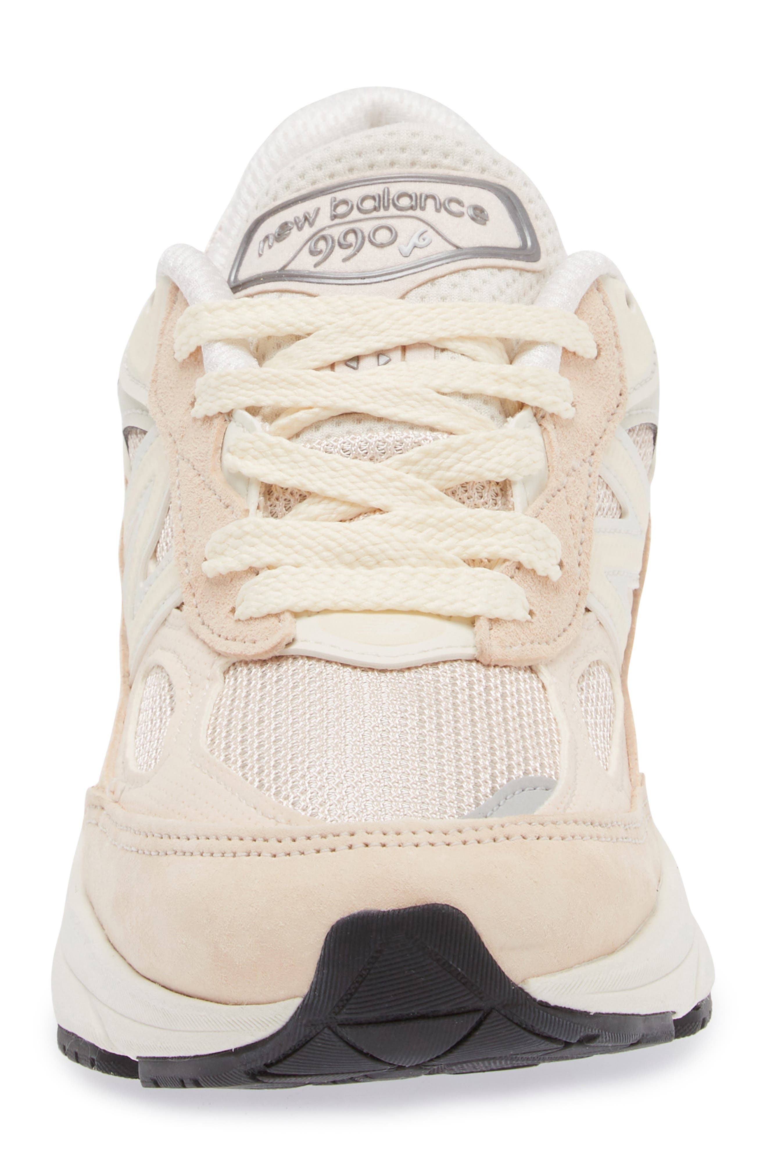 New Balance Gender Inclusive Made in USA 990v6 Sneaker in Vintage Rose/Sea Salt at Nordstrom - 4