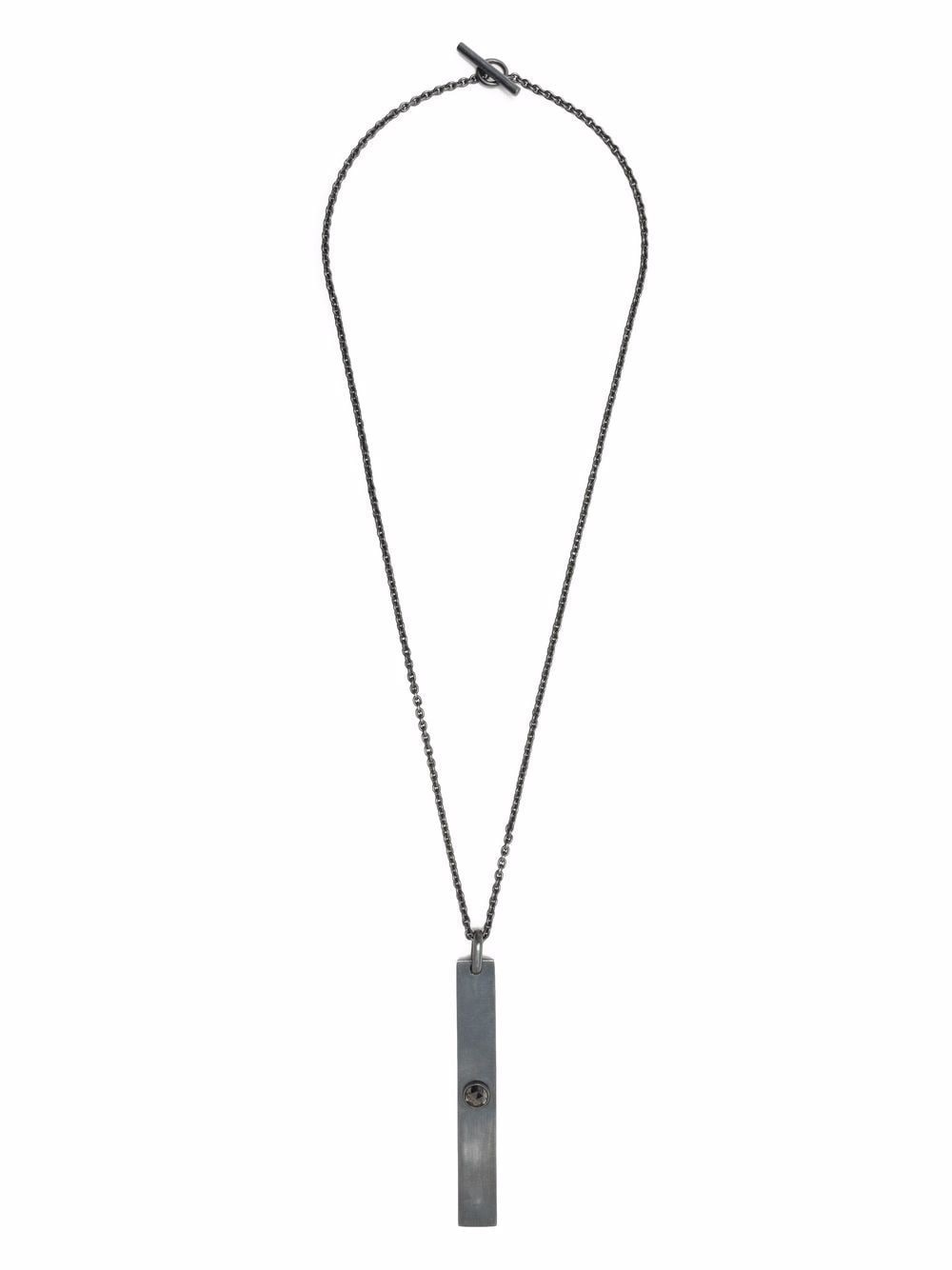 plate-charm necklace - 3
