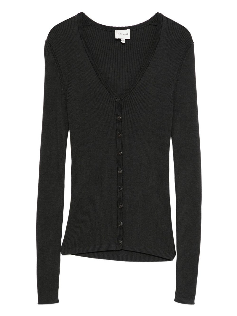 V-neck cardigan 1
