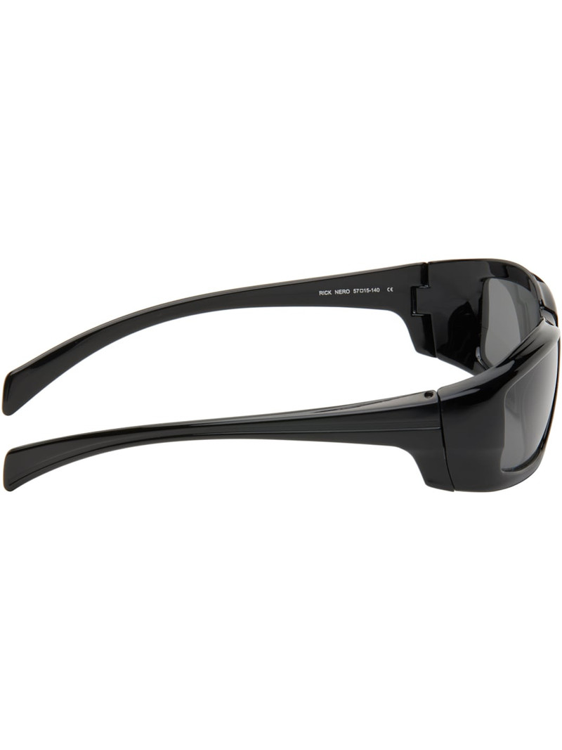Rick Owens Black Temple Rick Sunglasses outlook
