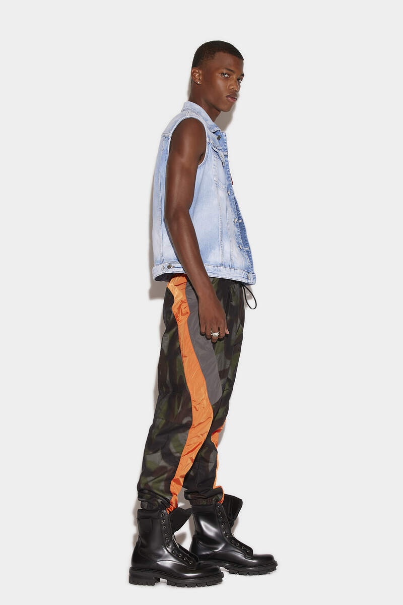 CAMO MESH CARGO TROUSERS - 2