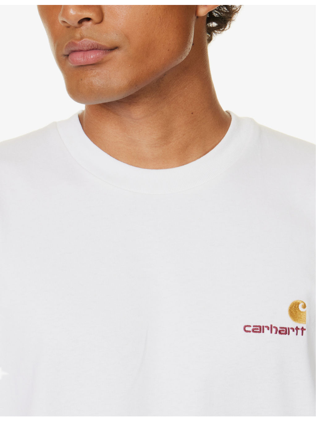 American Script logo-embroidered cotton-jersey T-shirt - 5