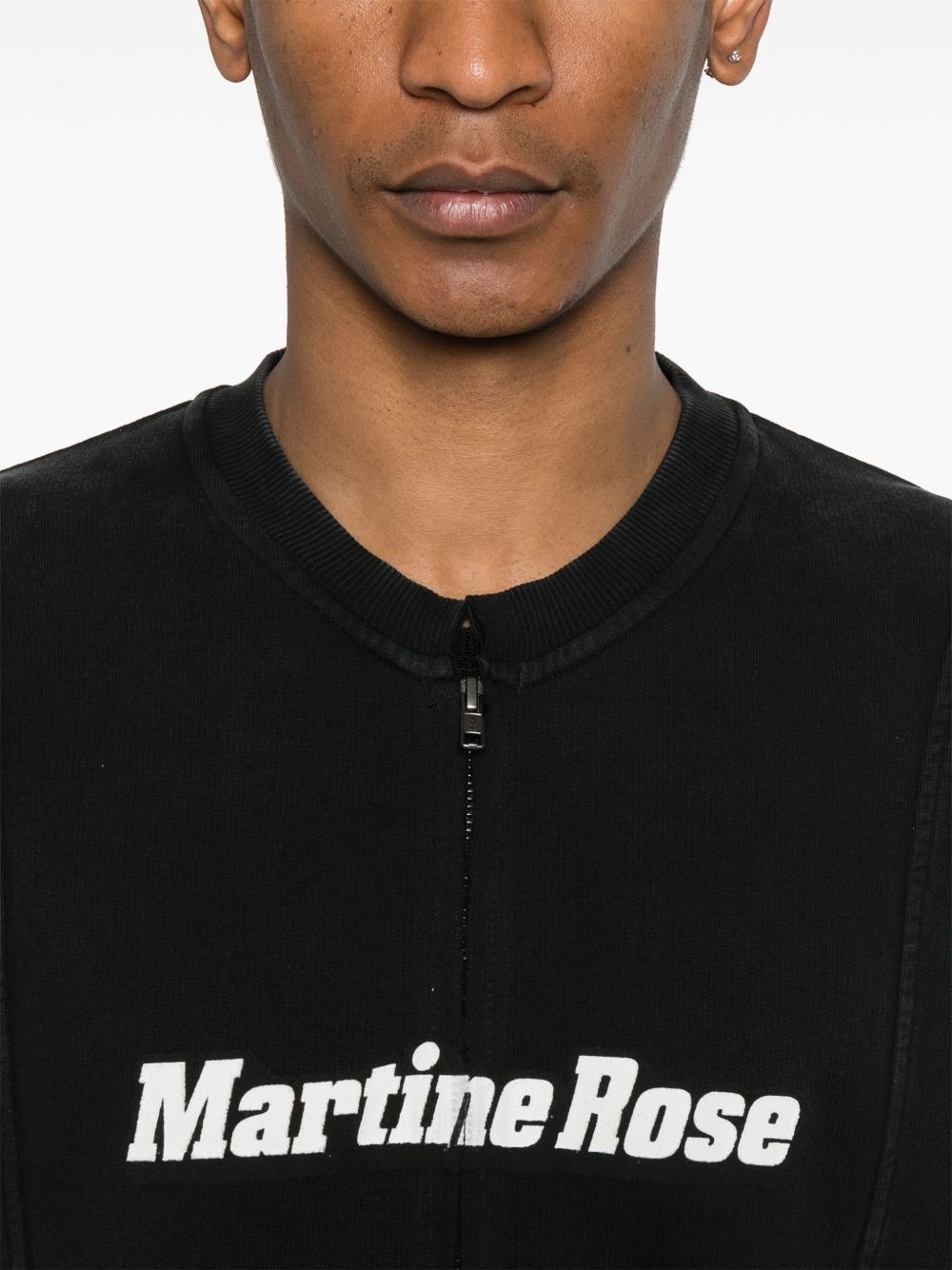 Shrunken zip-up sweatshirt - 5