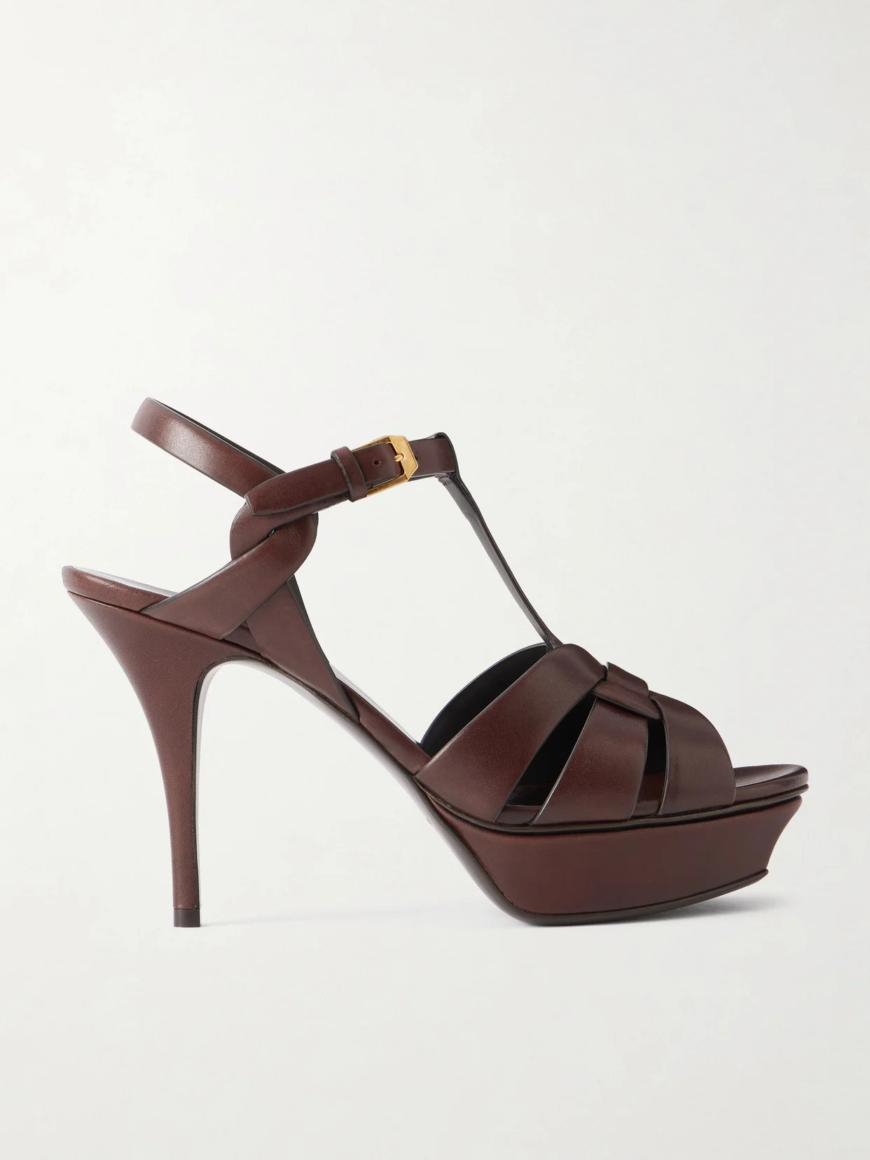 Tribute Leather Platform Sandals - 1