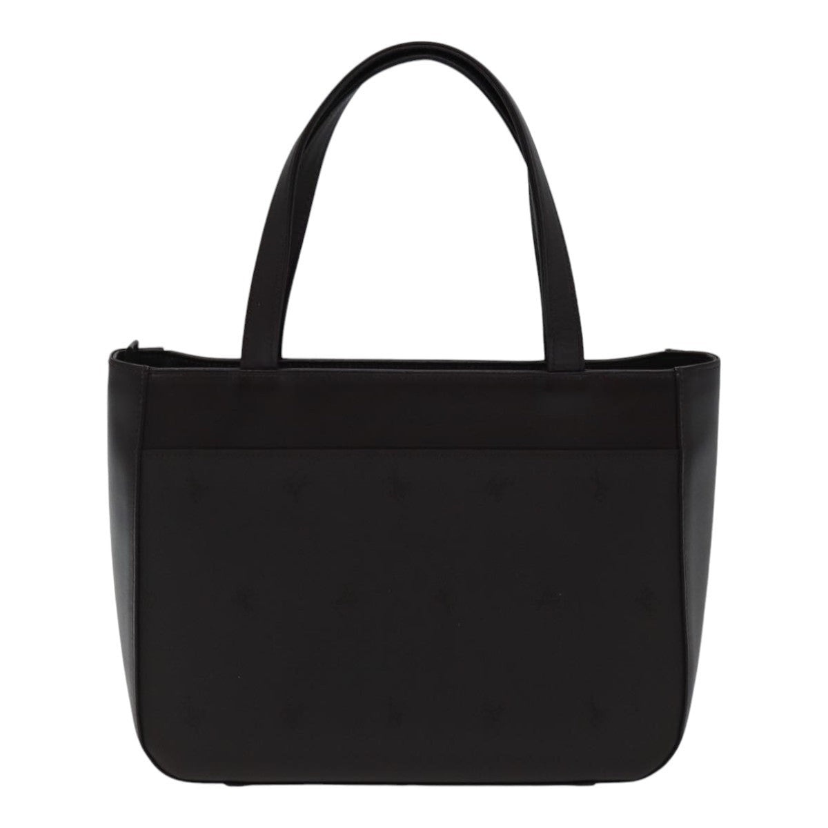 Burberry Hand Bag Nylon Leather Brown Silver - 3