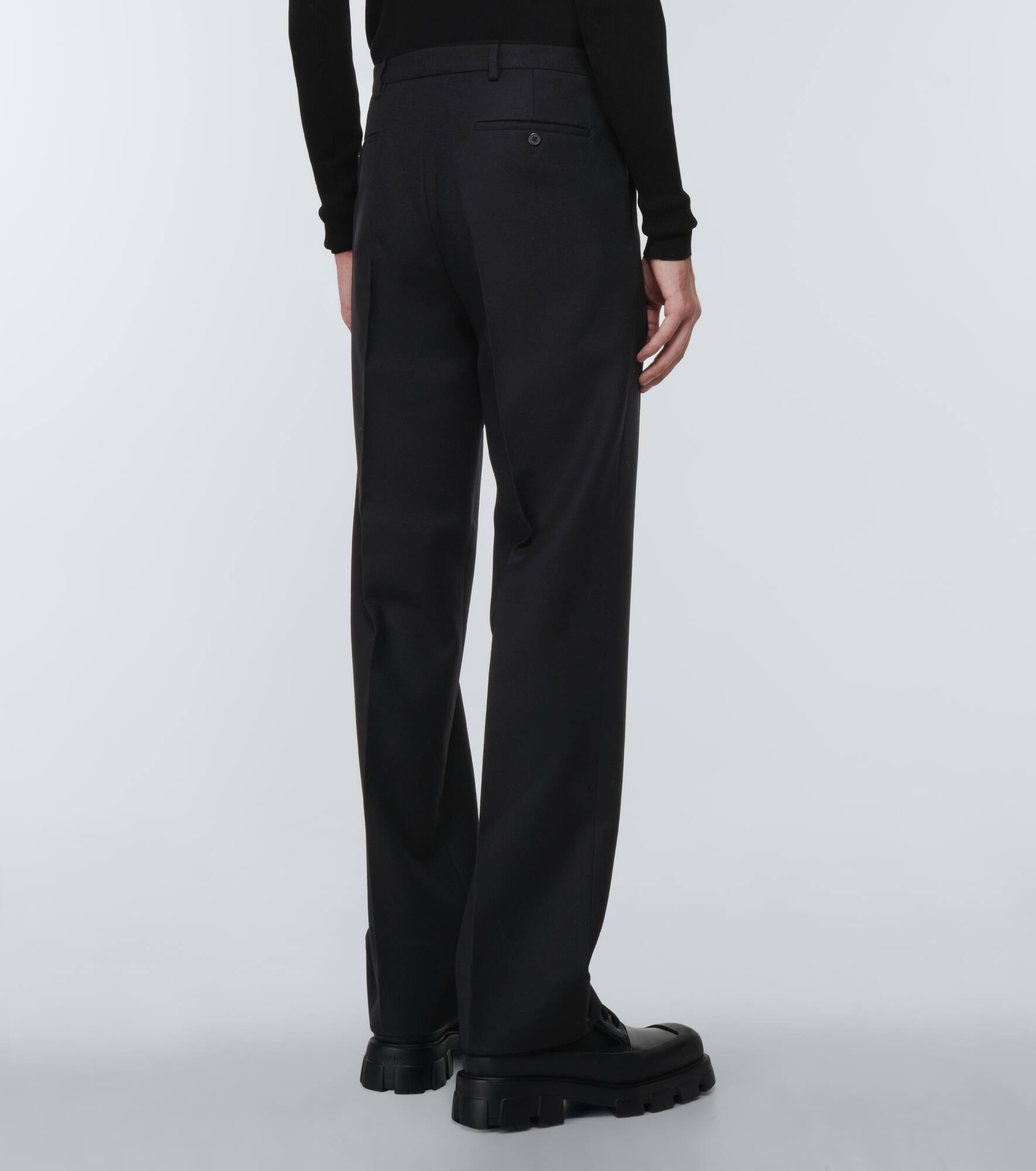 Tailored wool formal pants - 4