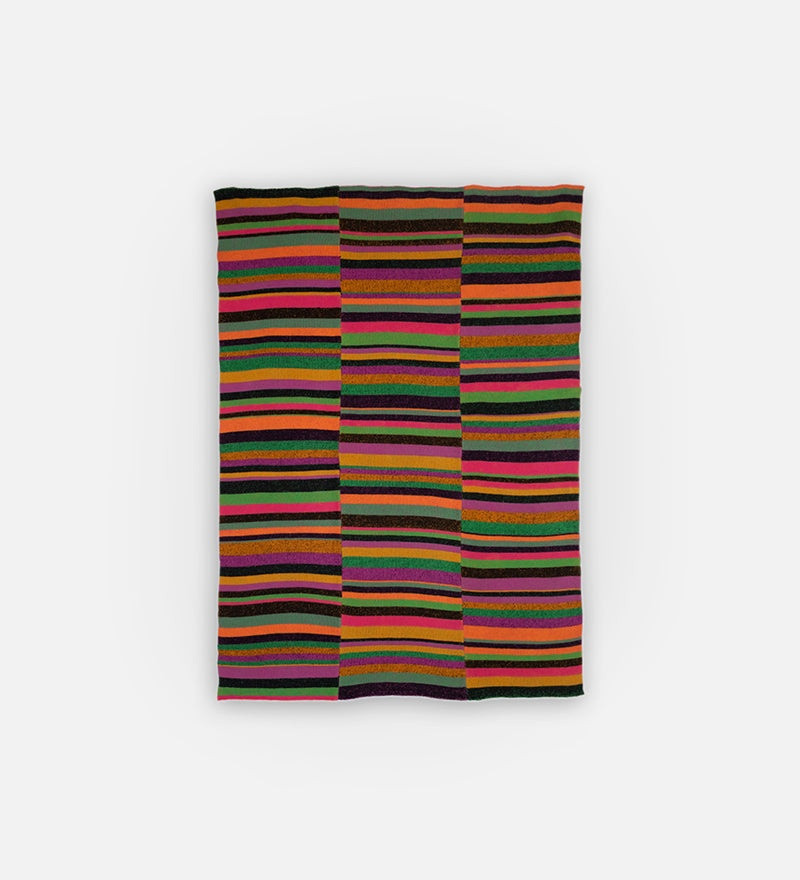 STRIPE SUPER SOFT CASHMERE BLANKET 1