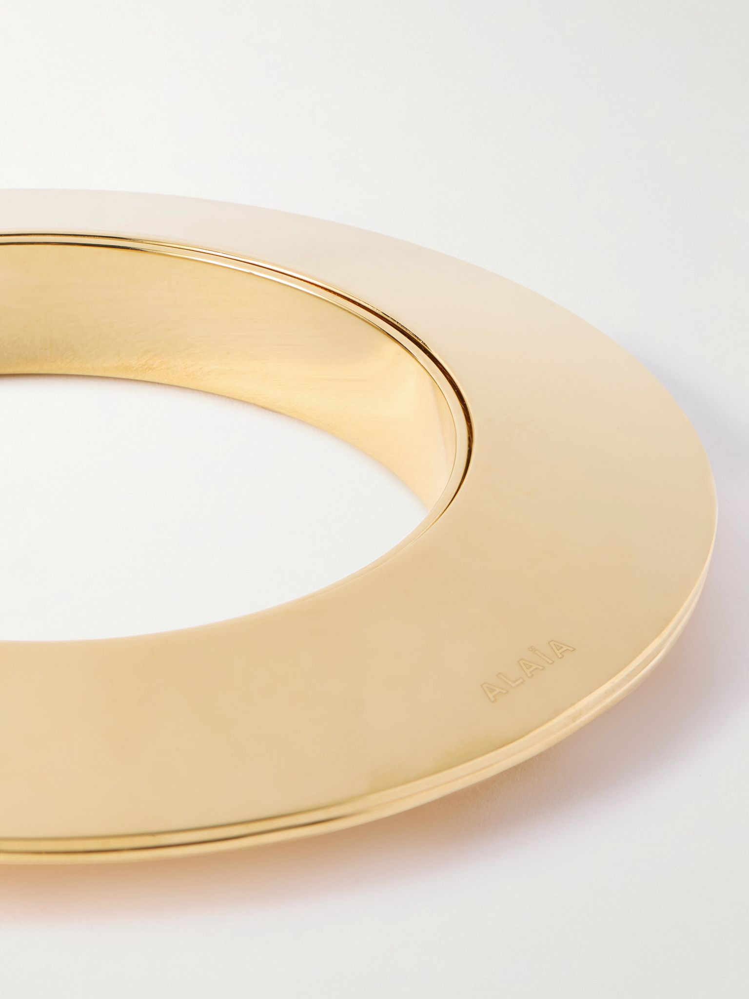 Blade gold-tone bangle Gold - 4
