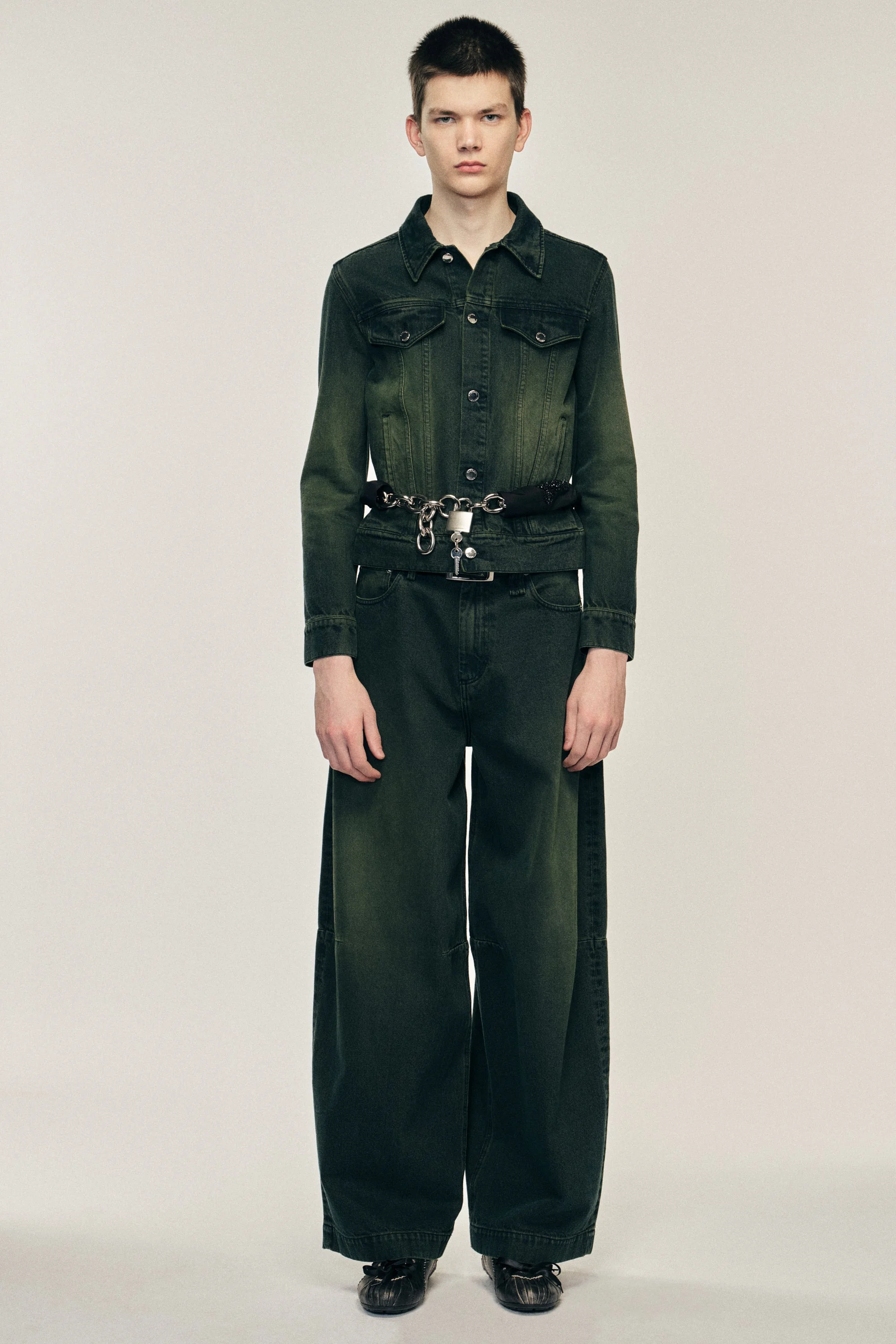 Fitted Trucker Jacket - 1