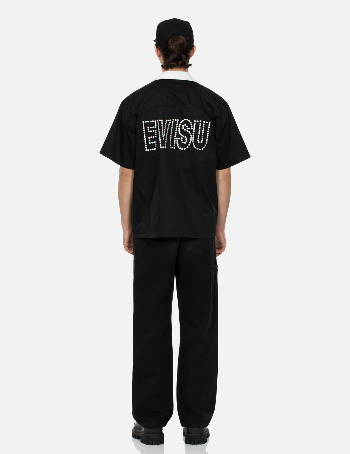 SEAGULL APPLIQUÉ EMBROIDERY BAGGY FIT CARPENTER PANTS - 5