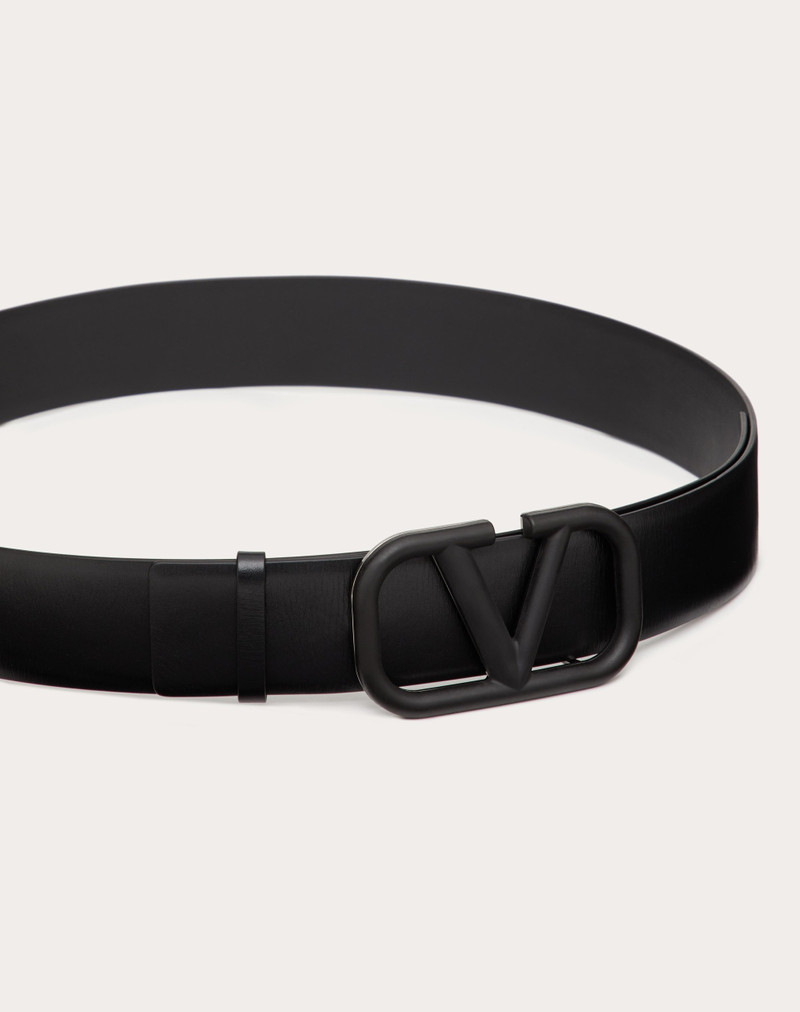 VLOGO SIGNATURE CALFSKIN BELT 4