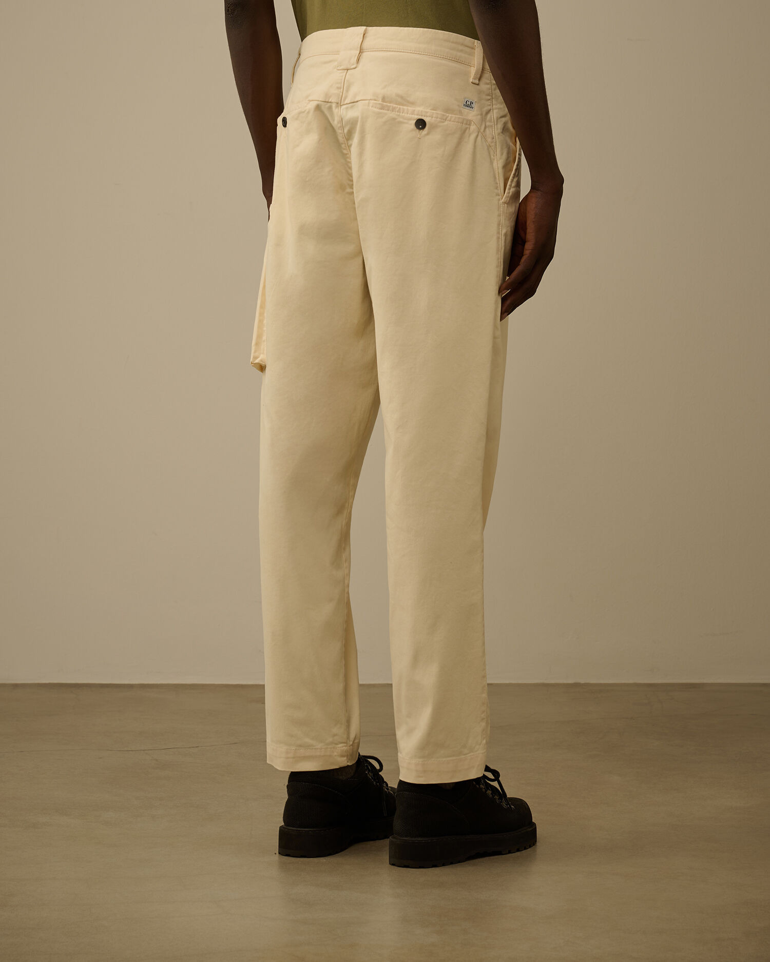 Stretch Sateen Regular Cargo Pants - 4