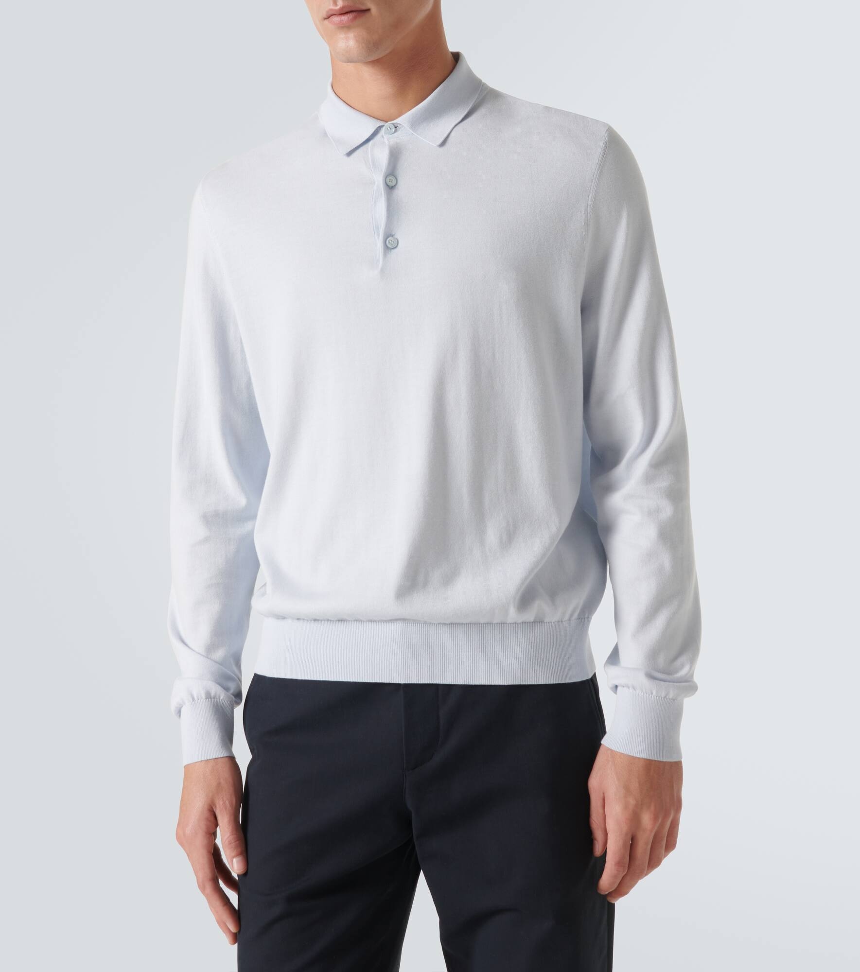 Loro Island cotton polo sweater - 3