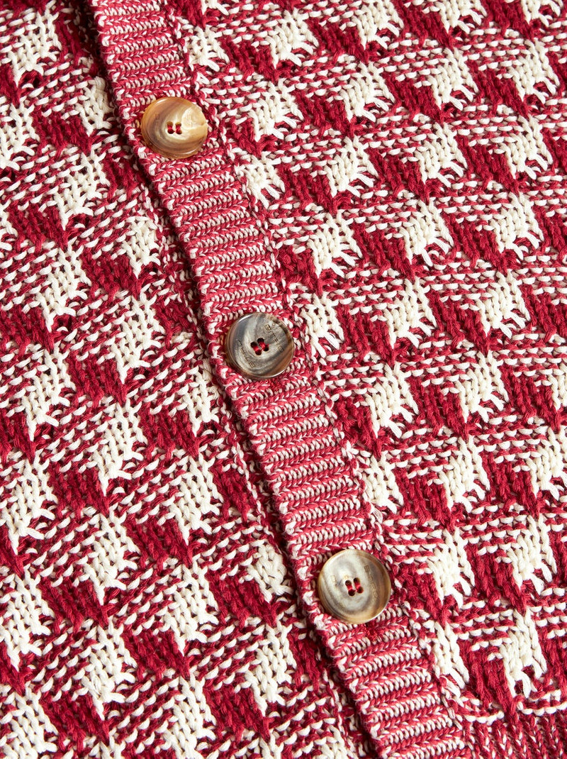 CARDIGAN WITH GEOMETRIC MOTIF 7