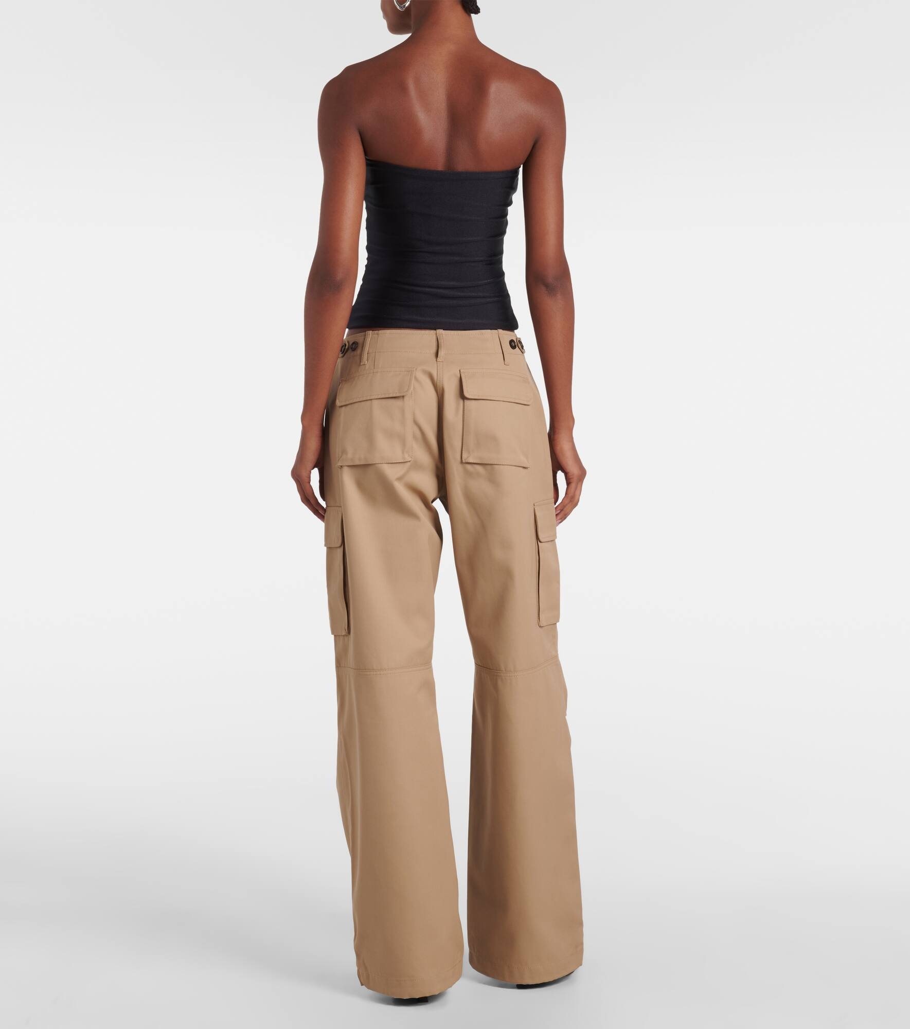 Cotton cargo pants - 3