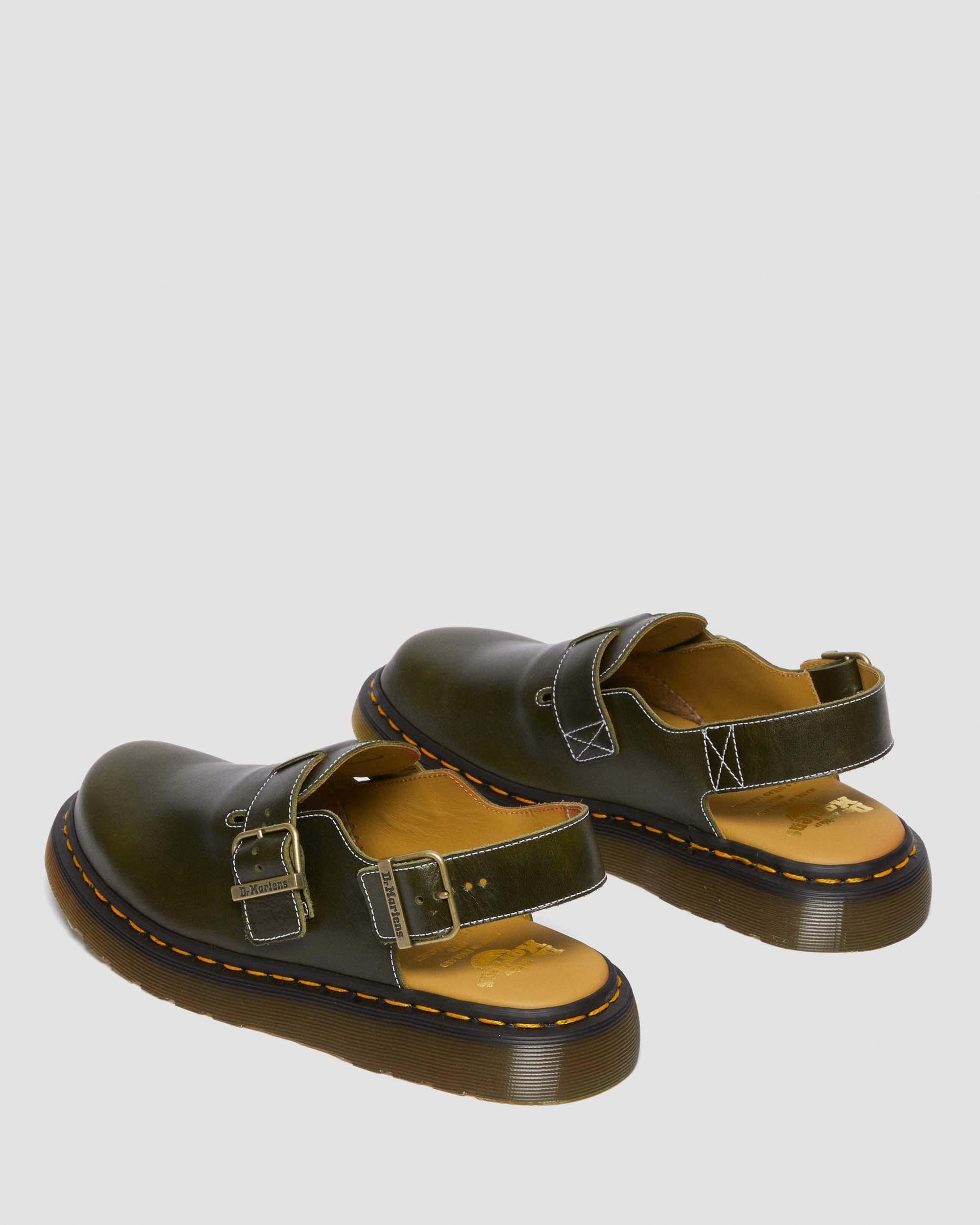Jorge Made in England Classic Leather Slingback Mules - 9