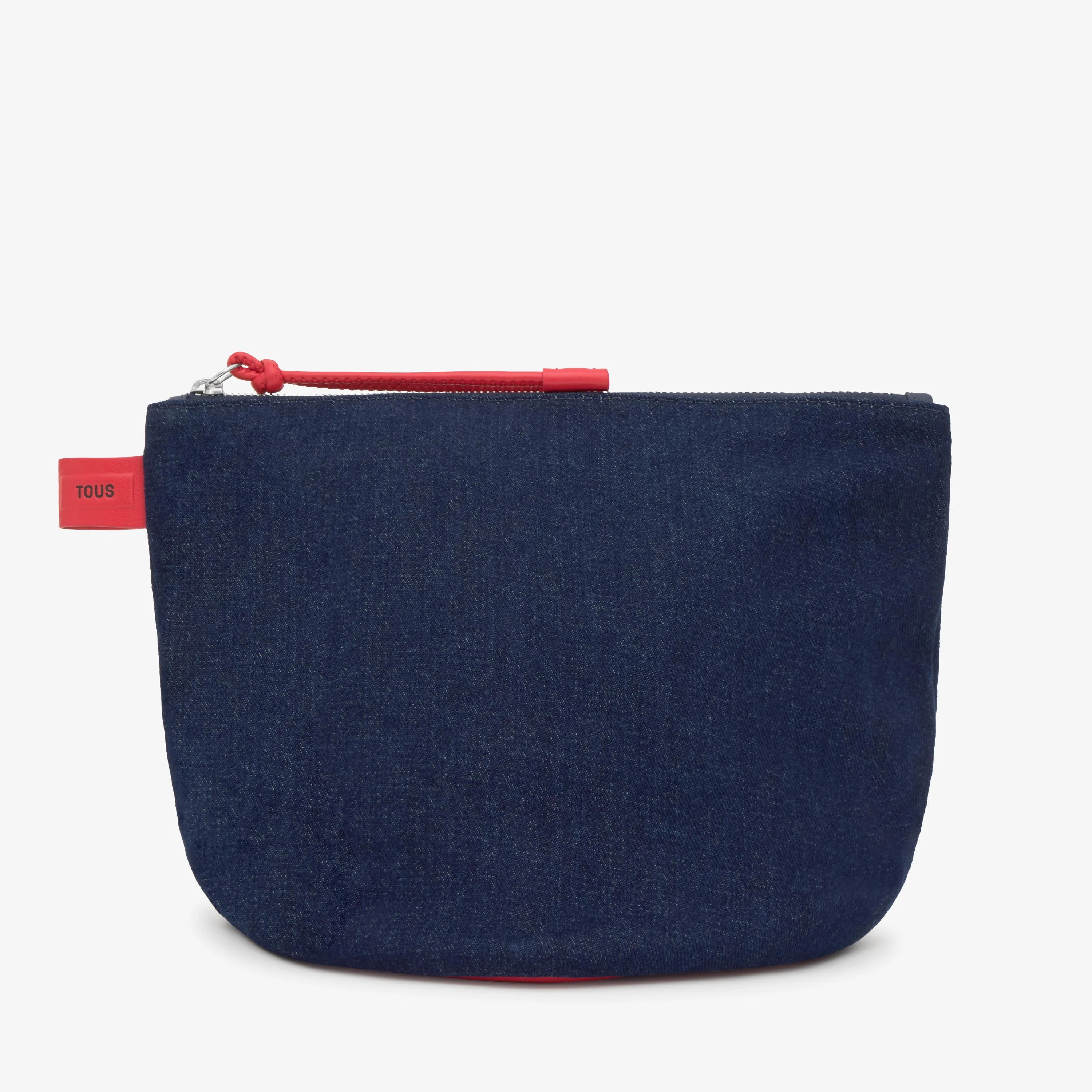 Red and navy blue heart Toiletry bag TOUS Icons - 1