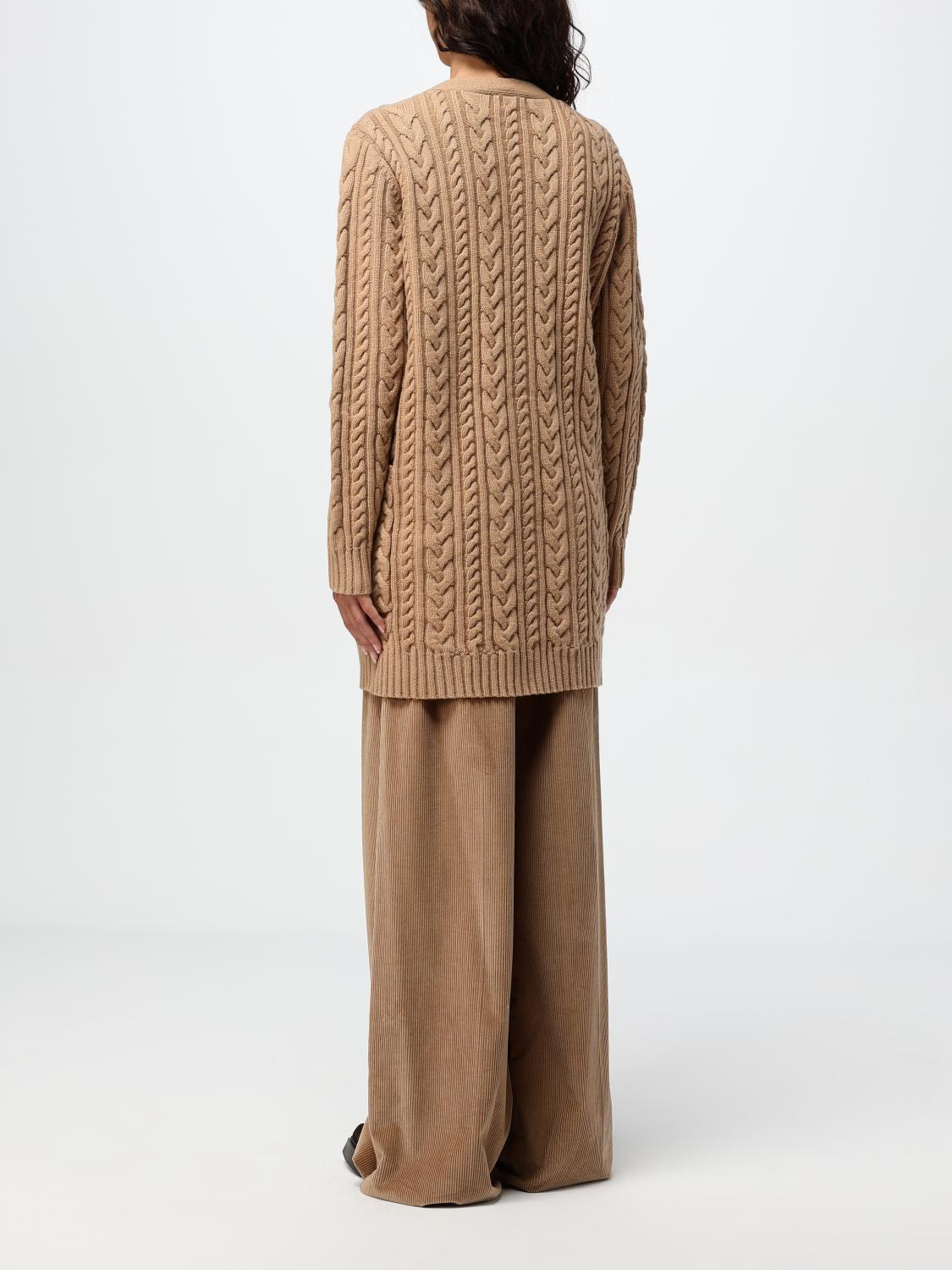 Max Mara Cardigan Woman Camel - 3