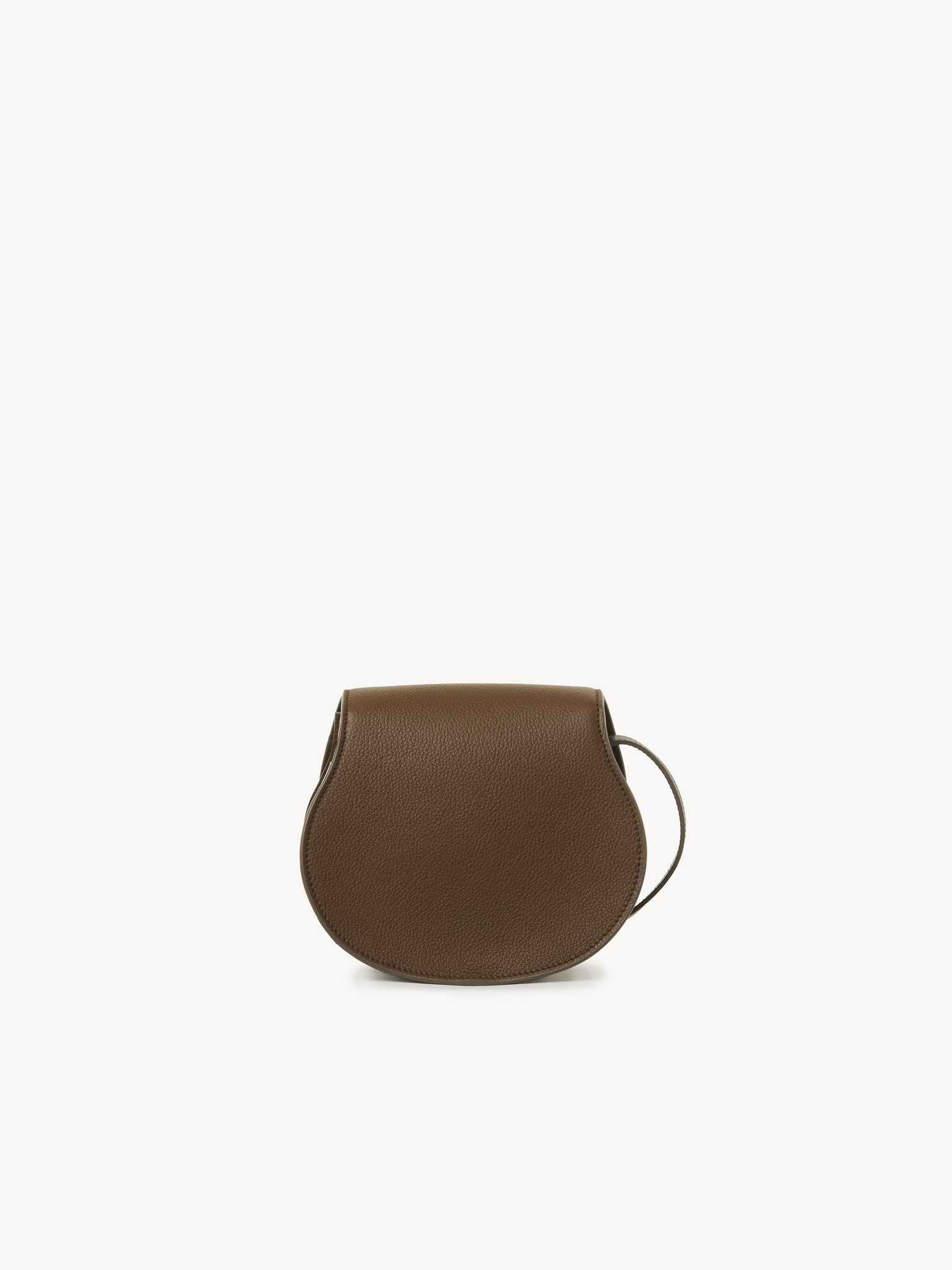 SMALL MARCIE SADDLE BAG IN GRAINED LEATHER - 4