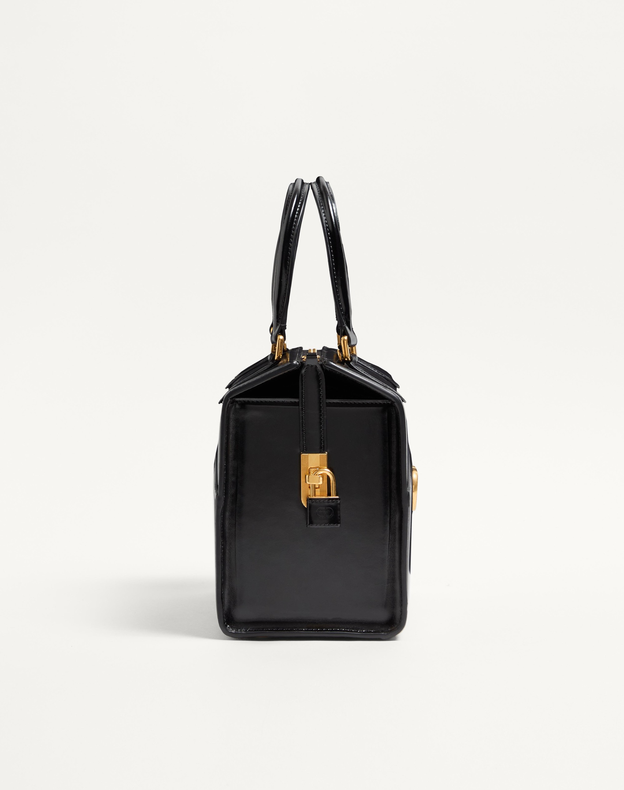 VALENTINO GARAVANI VAIN-CASE BOWLING BAG IN SHINY CALFSKIN - 3