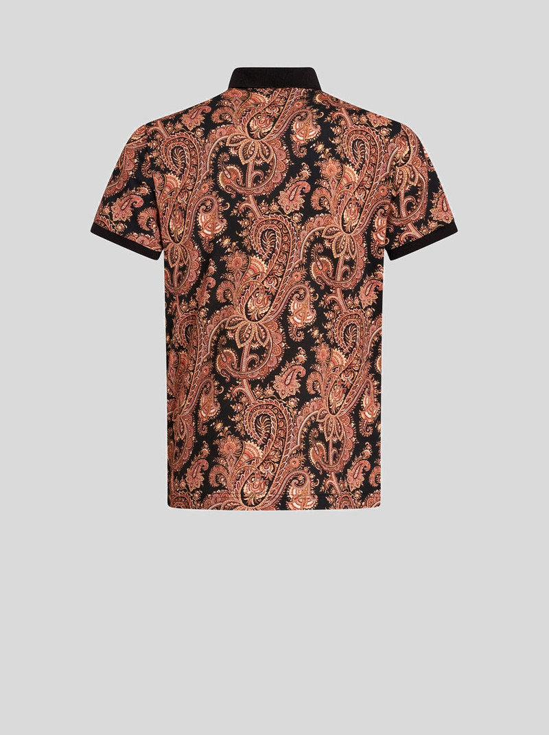 PAISLEY COTTON POLO SHIRT 5