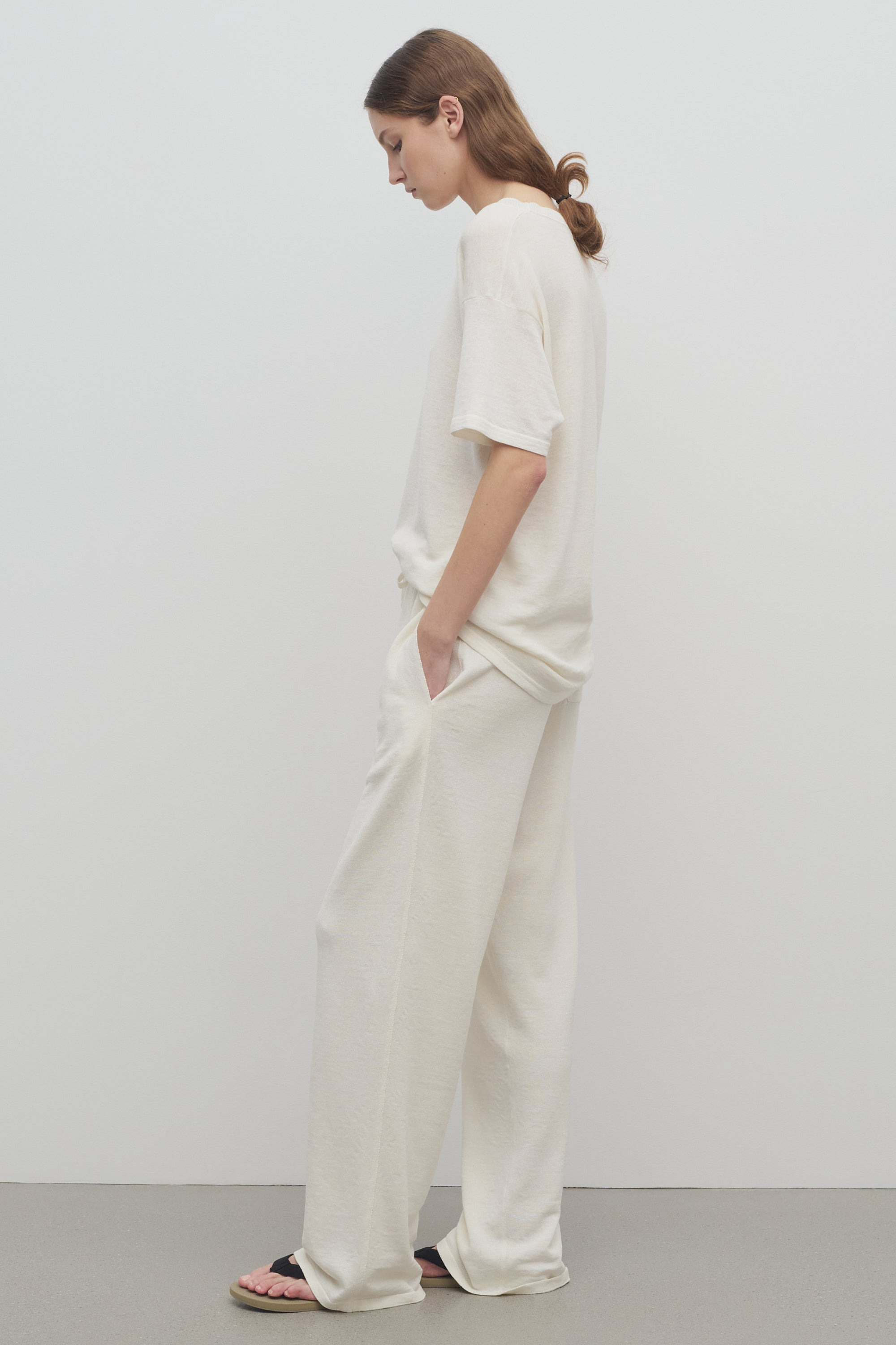 Jory Pants in Linen and Cotton - 4