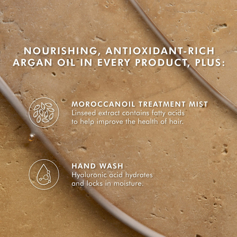 Moroccanoil Argan Oil Hair Mist & Hand Wash Gift Set 3