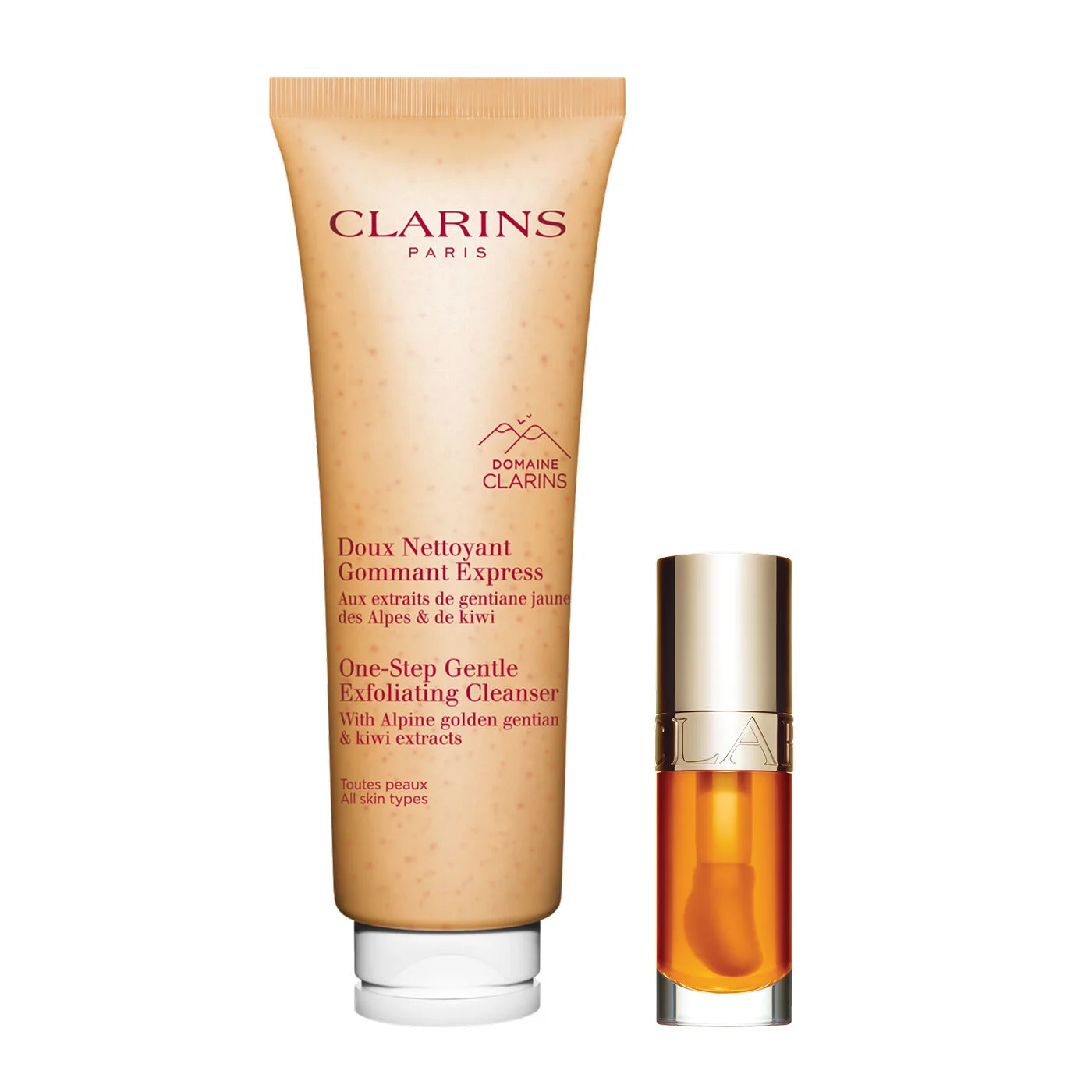One-Step x Lip Comfort Oil Duo - One Step Gentle Exfoliating Cleanser & Lip Comfort Oil - 1