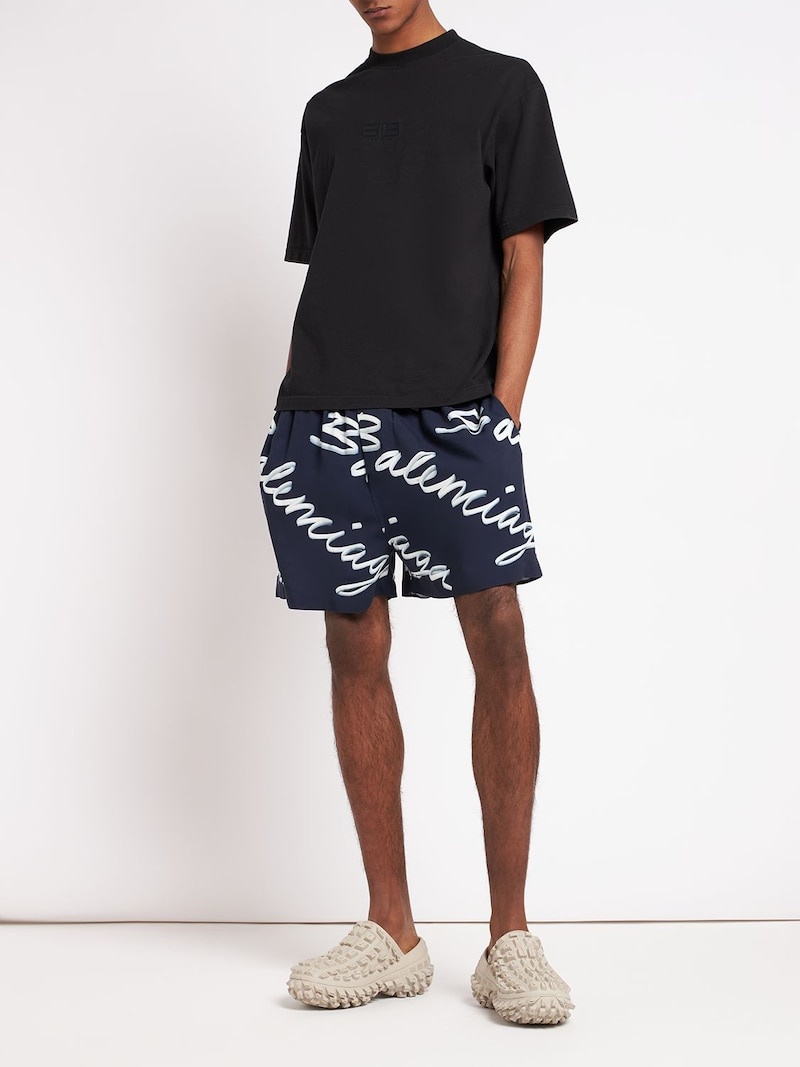 All-over logo pyjamas viscose shorts - 2