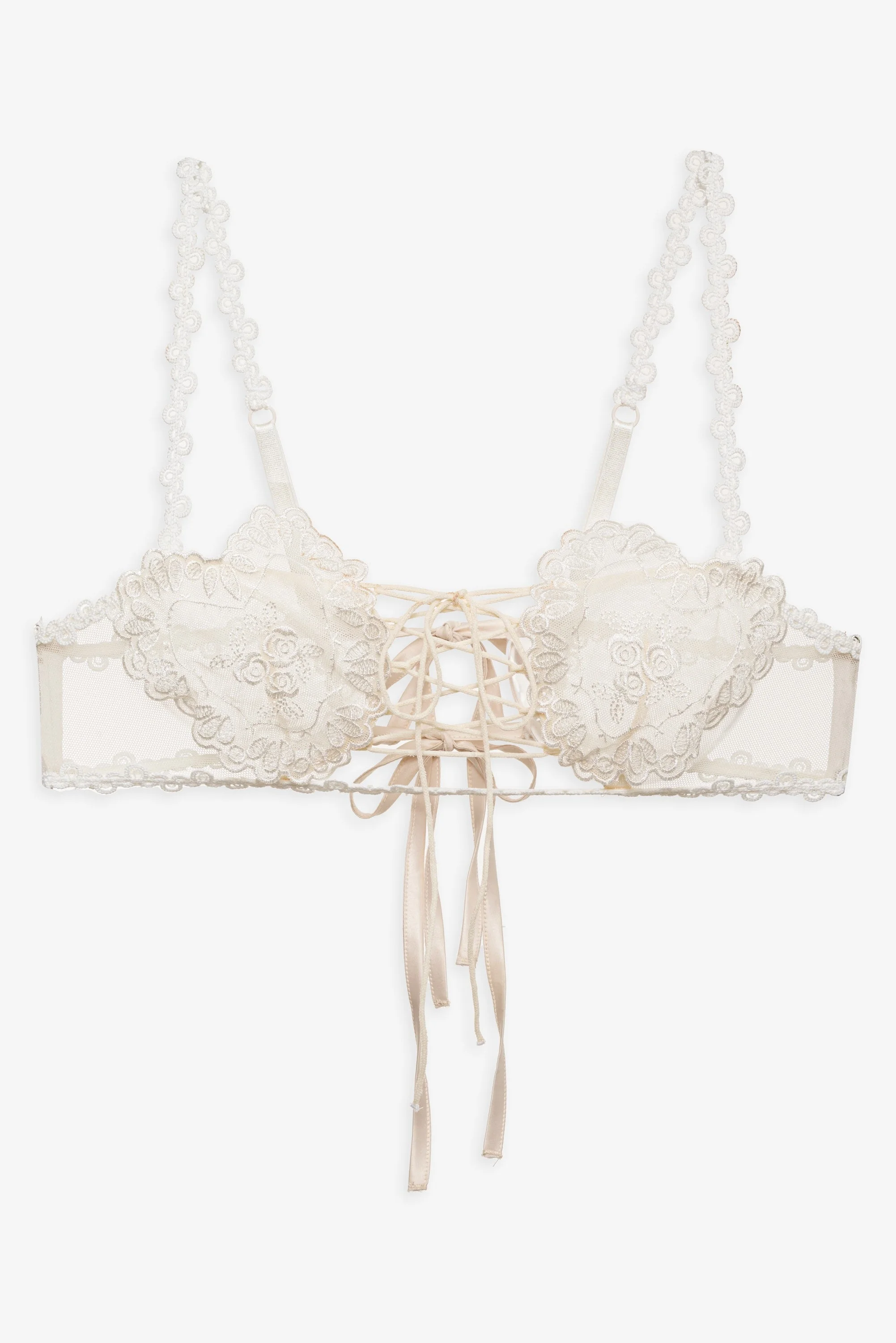 Vintage Embroidery Bra - 1