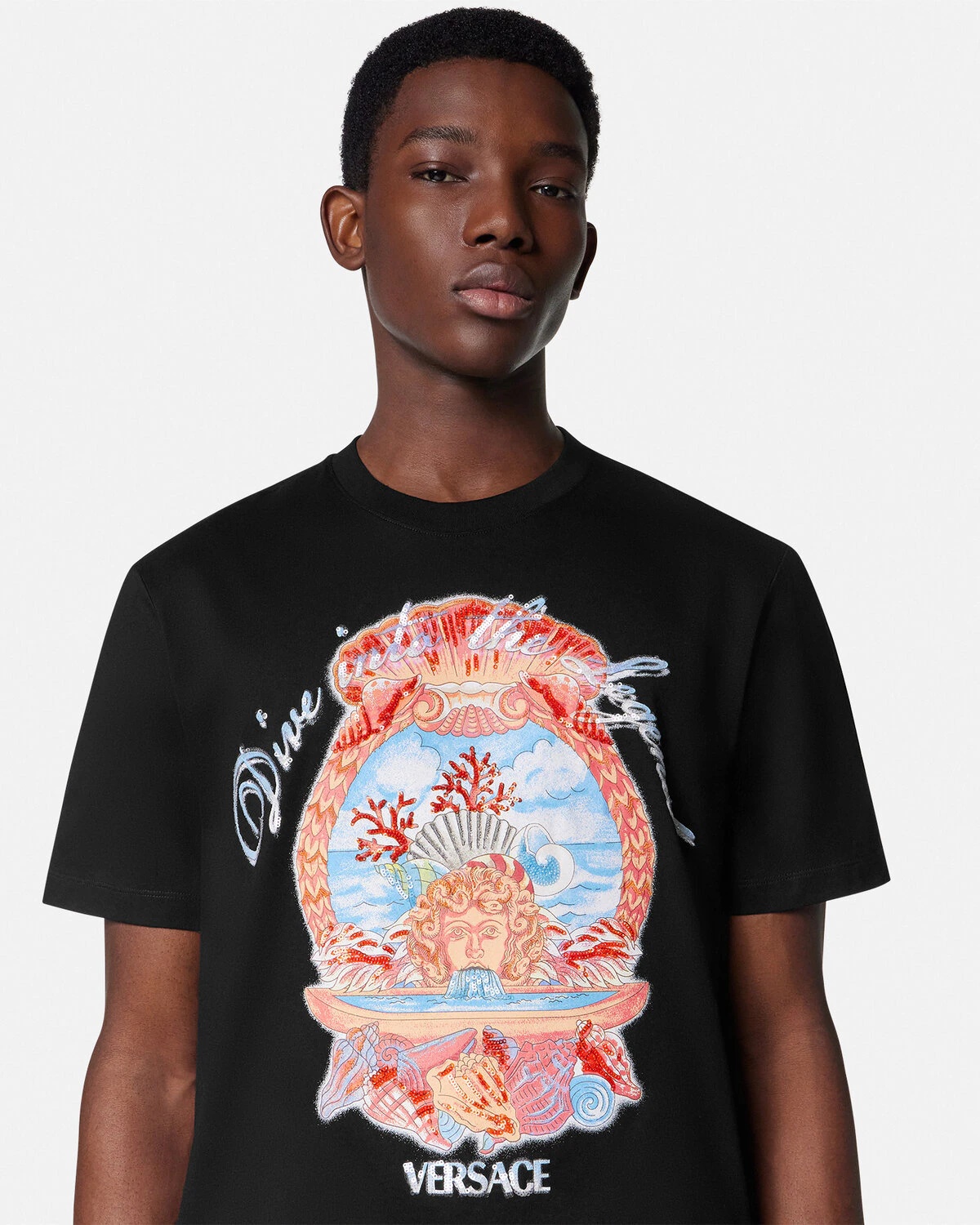 Embroidered Dive In Crest T-Shirt - 3
